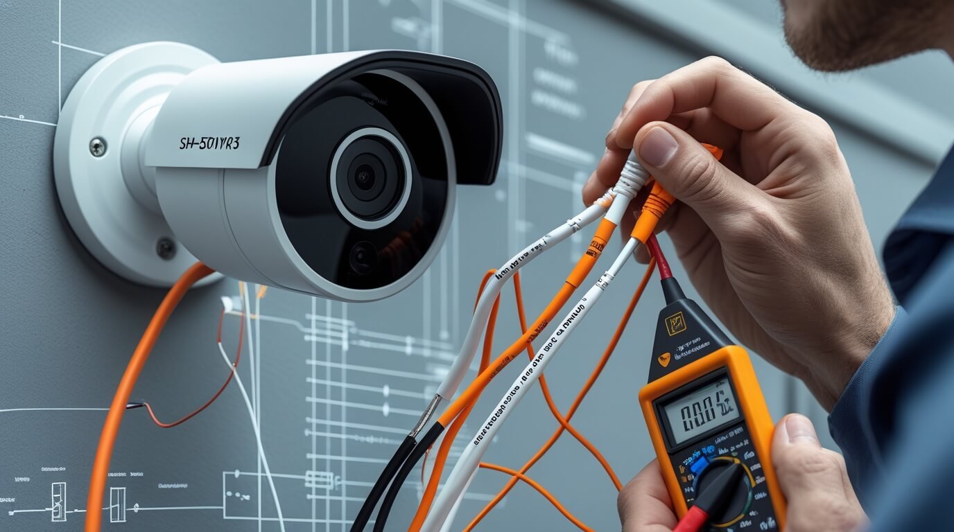 what-are-the-orange-white-wires-on-security-camera-sh-es501vr35